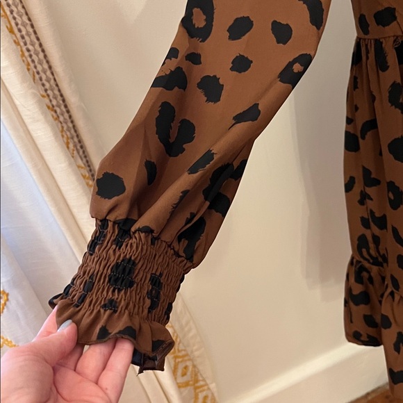 Cupshe Brown Leopard Print Dress - Picture 7 of 7